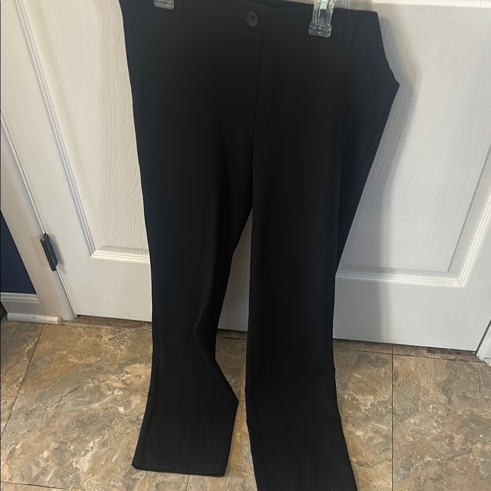 Betabrand Classic Black Trousers